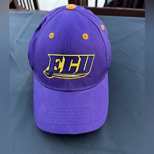 ECU Vintage Purple Y2K 90s Baseball hat cap football college